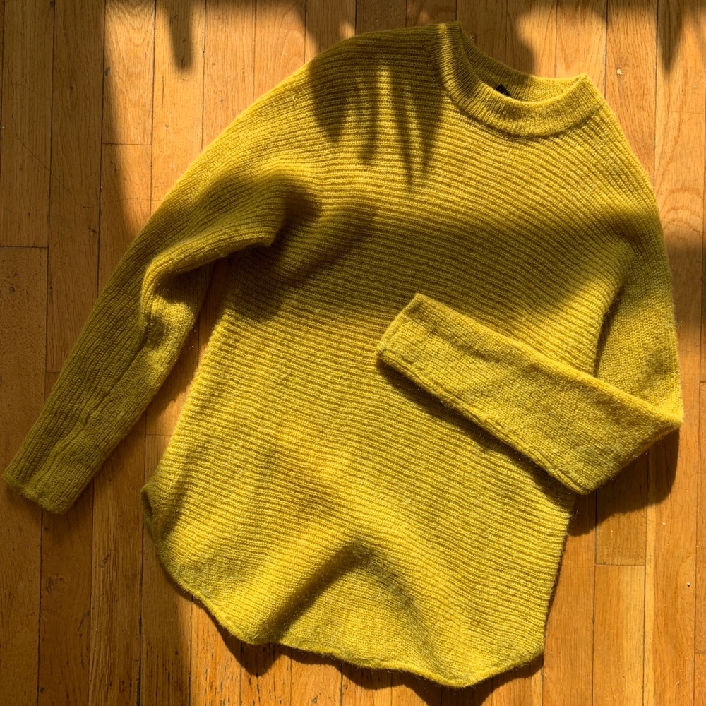 Cozy Mustard Yellow Sweater